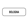 Nevs Bologna Label 1/2" x 1-1/2" DIET-505